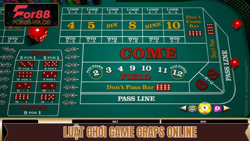 Quy tắc tham gia Craps online cơ bản dành cho tân thủ