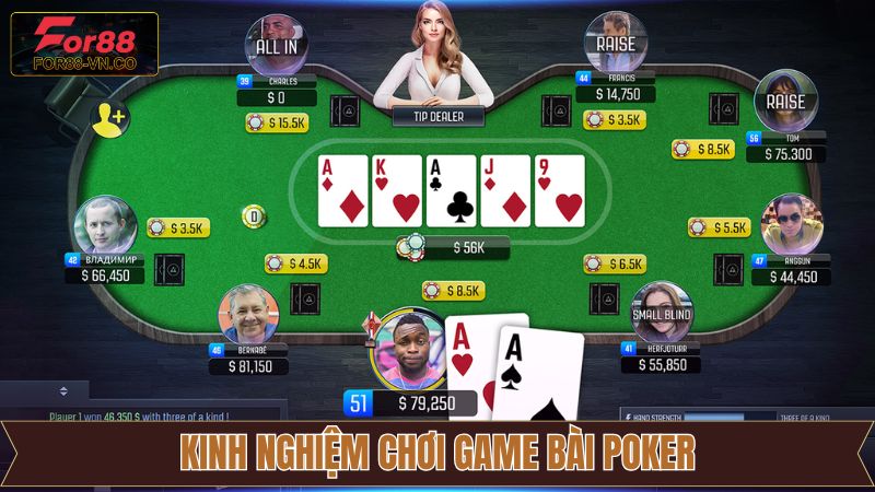 Poker - Giải Mã Sức Hấp Dẫn Của Game Bài Tại For88 4 Bật mí kinh nghiệm khi tham gia chơi game bài thắng lớn tại K8CC
