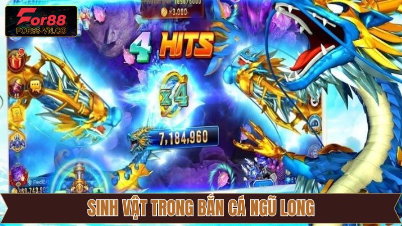 Bắn Cá Ngũ Long For88 – Săn Rồng Biển, Nhận Thưởng Cực Khủng 3 Những sinh vật xuất hiện trong game bắn cá Ngũ Long